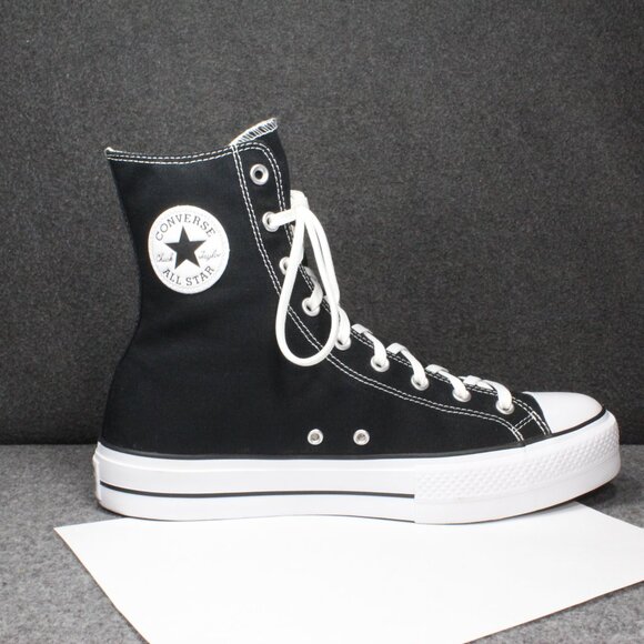 Converse X-HI Extra Knee High Platform Canvas Sneakers Black White Mens Size 11 - Picture 7 of 12